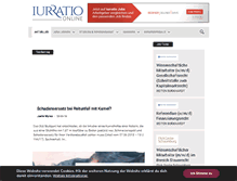 Tablet Screenshot of iurratio.de